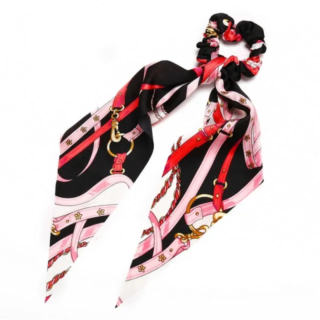 Trendy Cotton Fashion Elastic Hair Scarf Ribbon