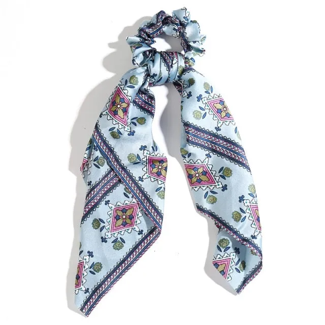 Trendy Cotton Fashion Elastic Hair Scarf Ribbon