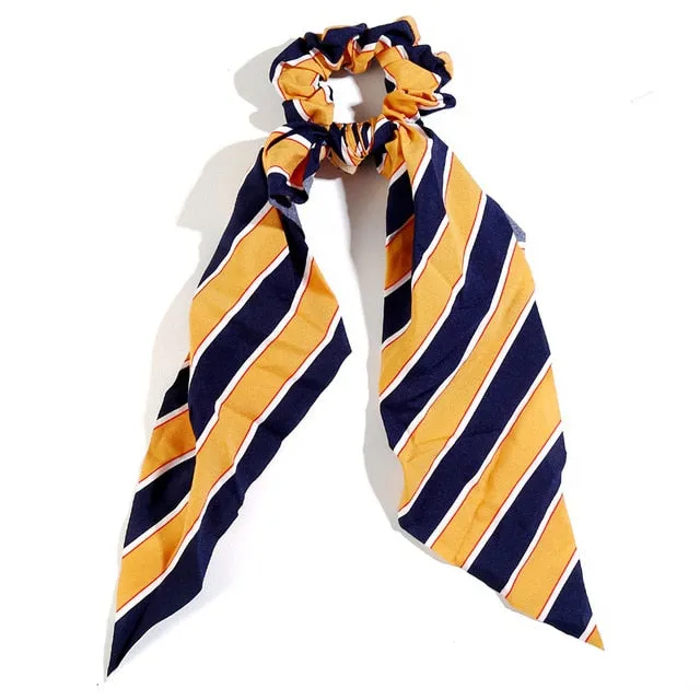 Trendy Cotton Fashion Elastic Hair Scarf Ribbon