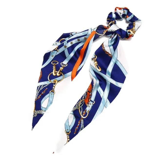 Trendy Cotton Fashion Elastic Hair Scarf Ribbon