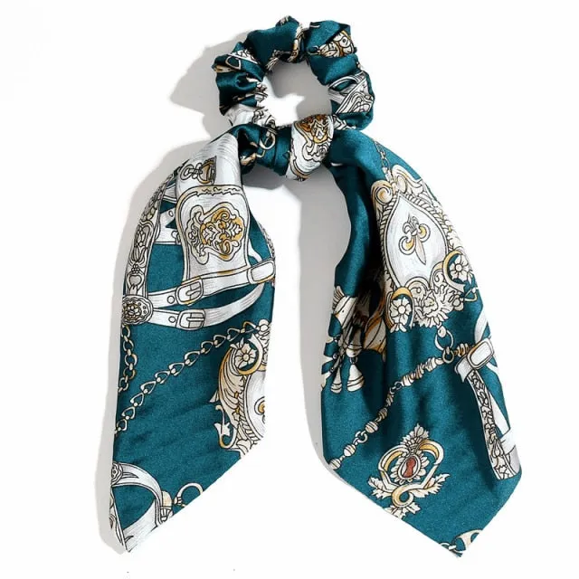 Trendy Cotton Fashion Elastic Hair Scarf Ribbon