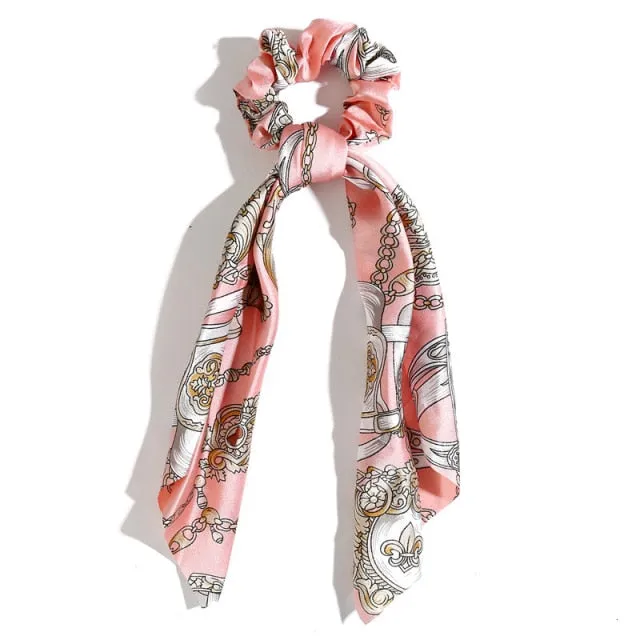 Trendy Cotton Fashion Elastic Hair Scarf Ribbon