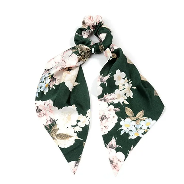 Trendy Cotton Fashion Elastic Hair Scarf Ribbon