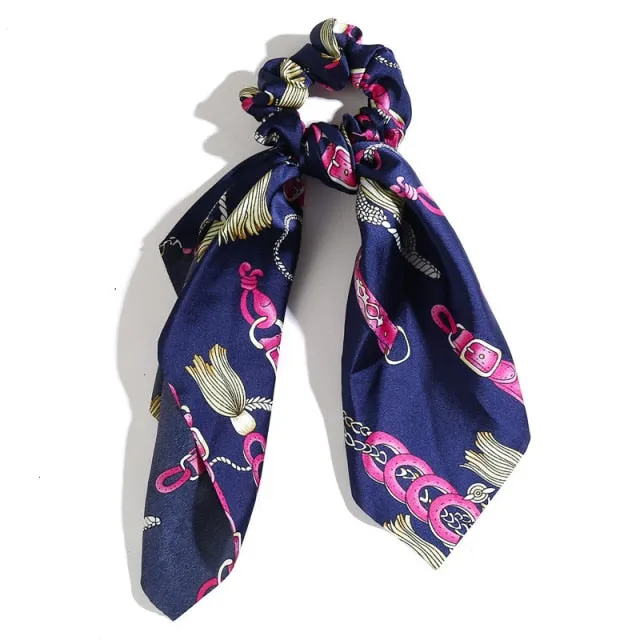 Trendy Cotton Fashion Elastic Hair Scarf Ribbon