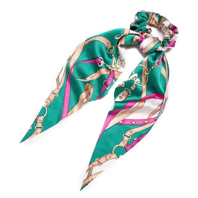 Trendy Cotton Fashion Elastic Hair Scarf Ribbon