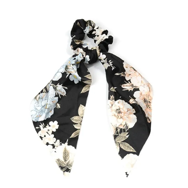 Trendy Cotton Fashion Elastic Hair Scarf Ribbon
