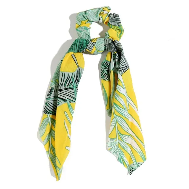 Trendy Cotton Fashion Elastic Hair Scarf Ribbon