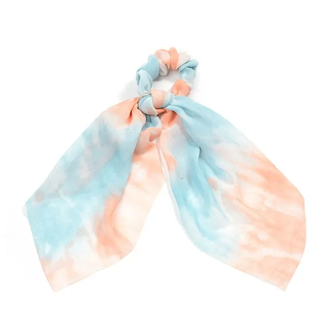 Trendy Cotton Fashion Elastic Hair Scarf Ribbon