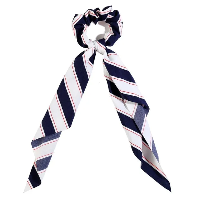 Trendy Cotton Fashion Elastic Hair Scarf Ribbon