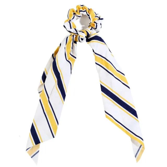 Trendy Cotton Fashion Elastic Hair Scarf Ribbon