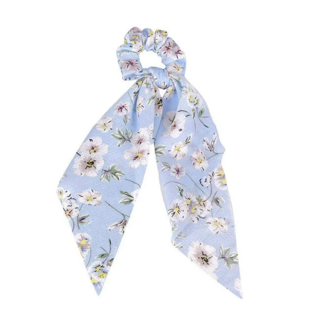 Trendy Cotton Fashion Elastic Hair Scarf Ribbon