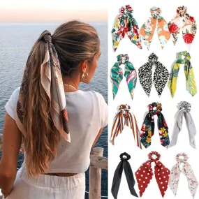 Trendy Cotton Fashion Elastic Hair Scarf Ribbon