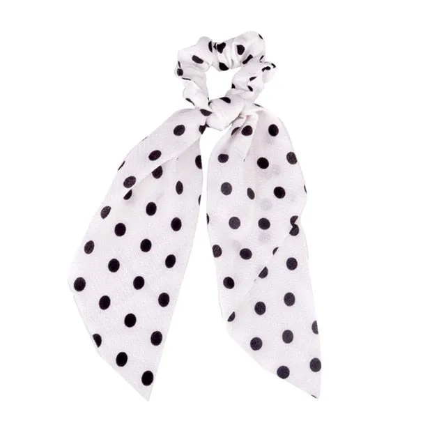 Trendy Cotton Fashion Elastic Hair Scarf Ribbon