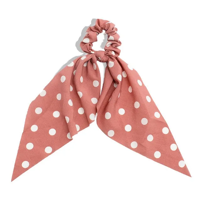 Trendy Cotton Fashion Elastic Hair Scarf Ribbon