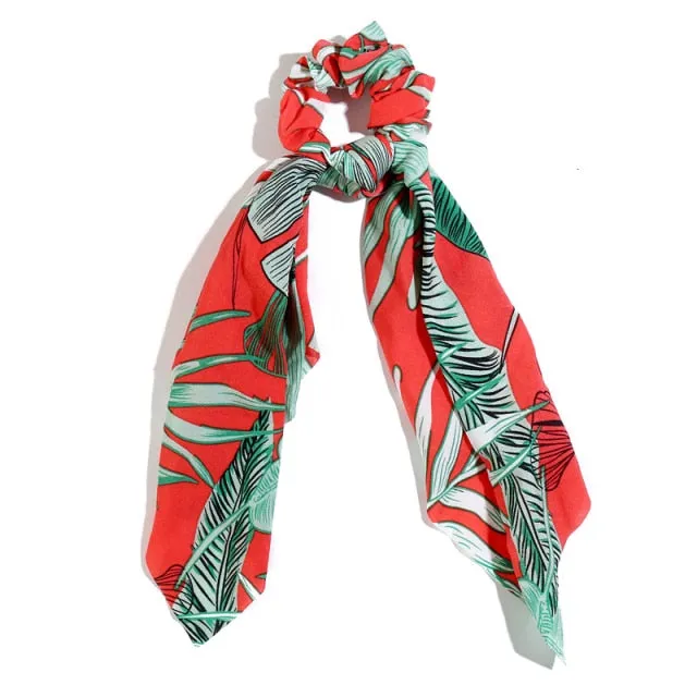 Trendy Cotton Fashion Elastic Hair Scarf Ribbon