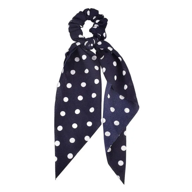 Trendy Cotton Fashion Elastic Hair Scarf Ribbon