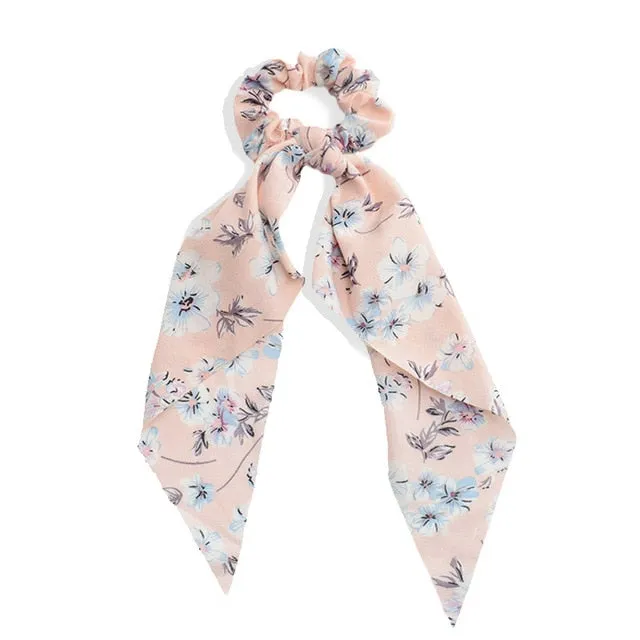 Trendy Cotton Fashion Elastic Hair Scarf Ribbon