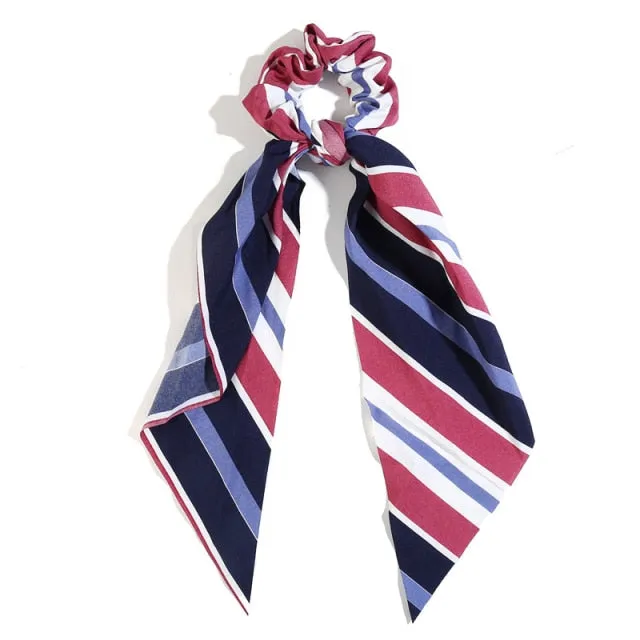 Trendy Cotton Fashion Elastic Hair Scarf Ribbon