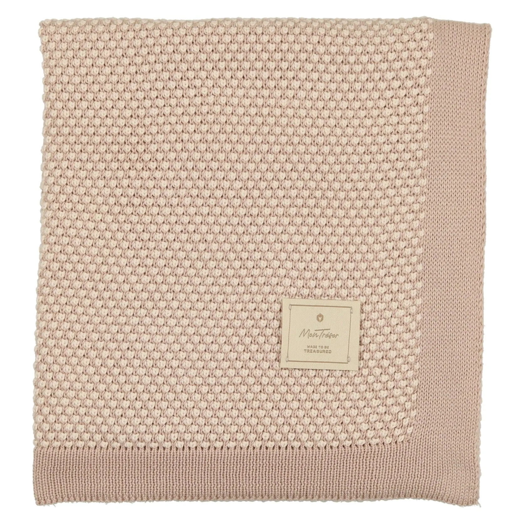 Two-Tone Knit Blanket