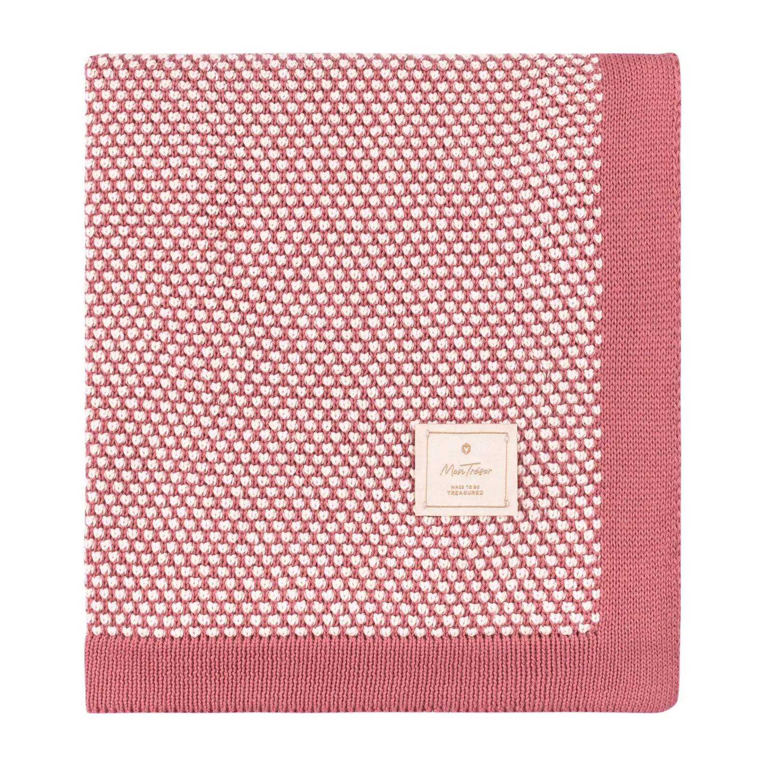 Two-Tone Knit Blanket