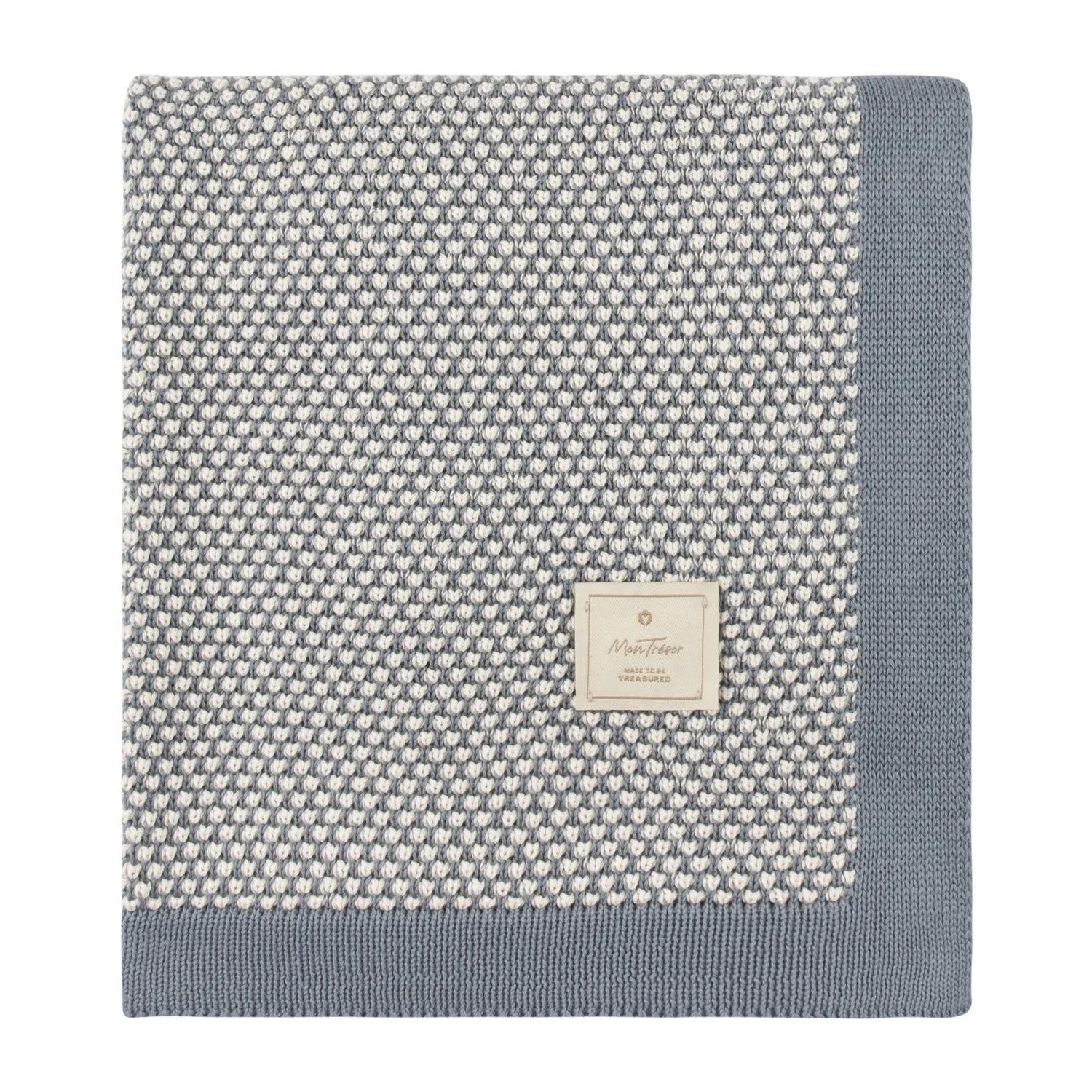 Two-Tone Knit Blanket