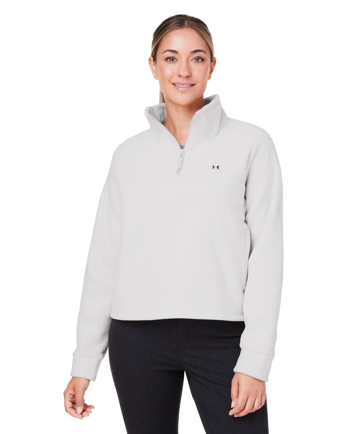 Under Armour LIMITED EDITION Ladies Expanse Custom Fleece Half-Zips, Summer White