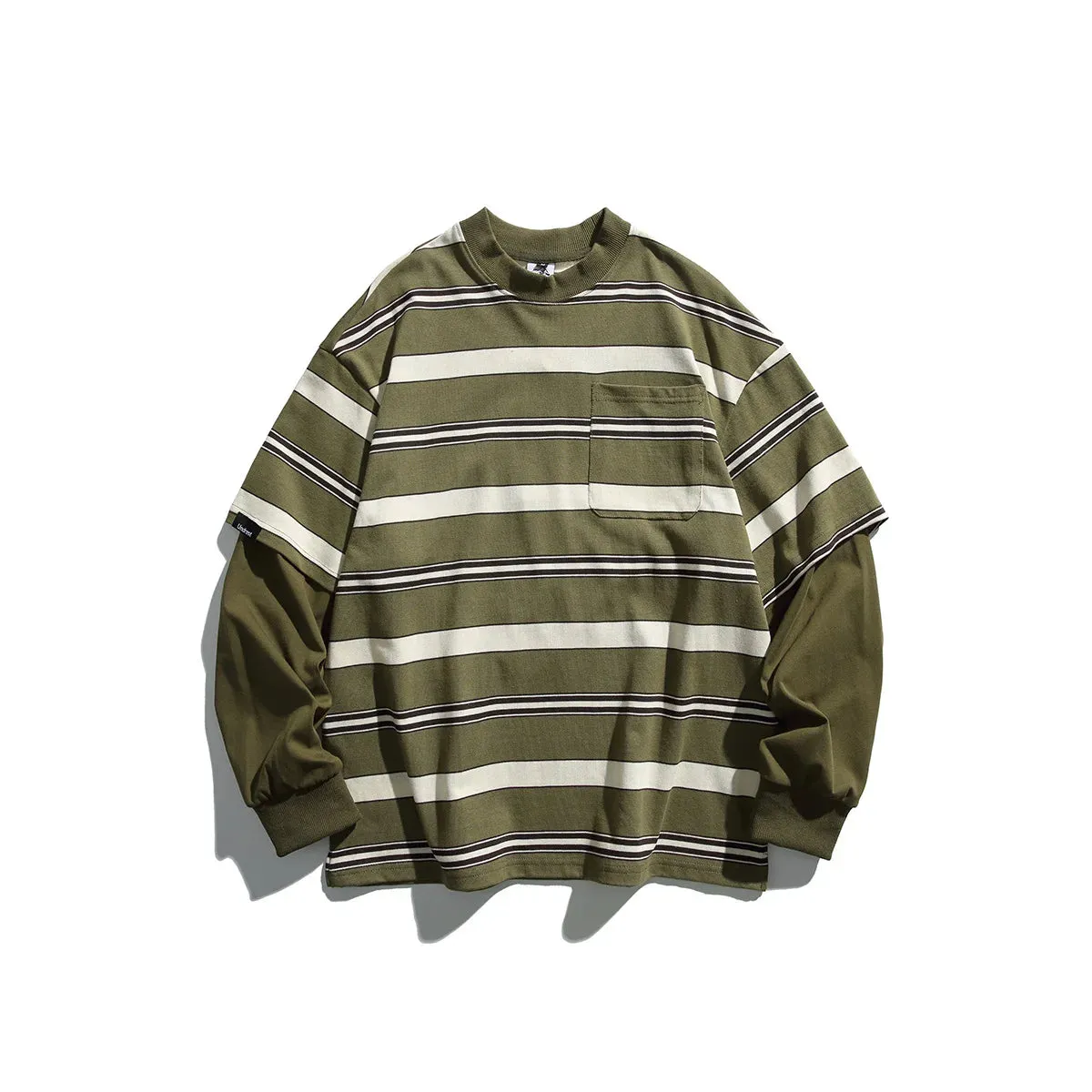 UNDREST Striped HQ Two-Layer Long-Sleeved T-Shirt