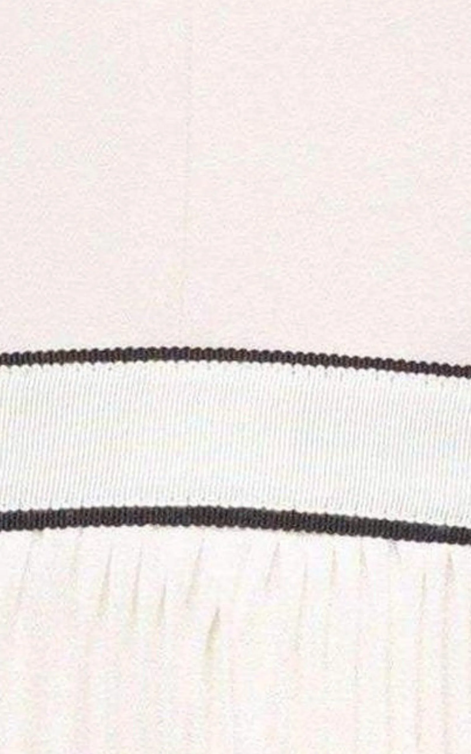 V-Neck Dress with Fluted Pleats