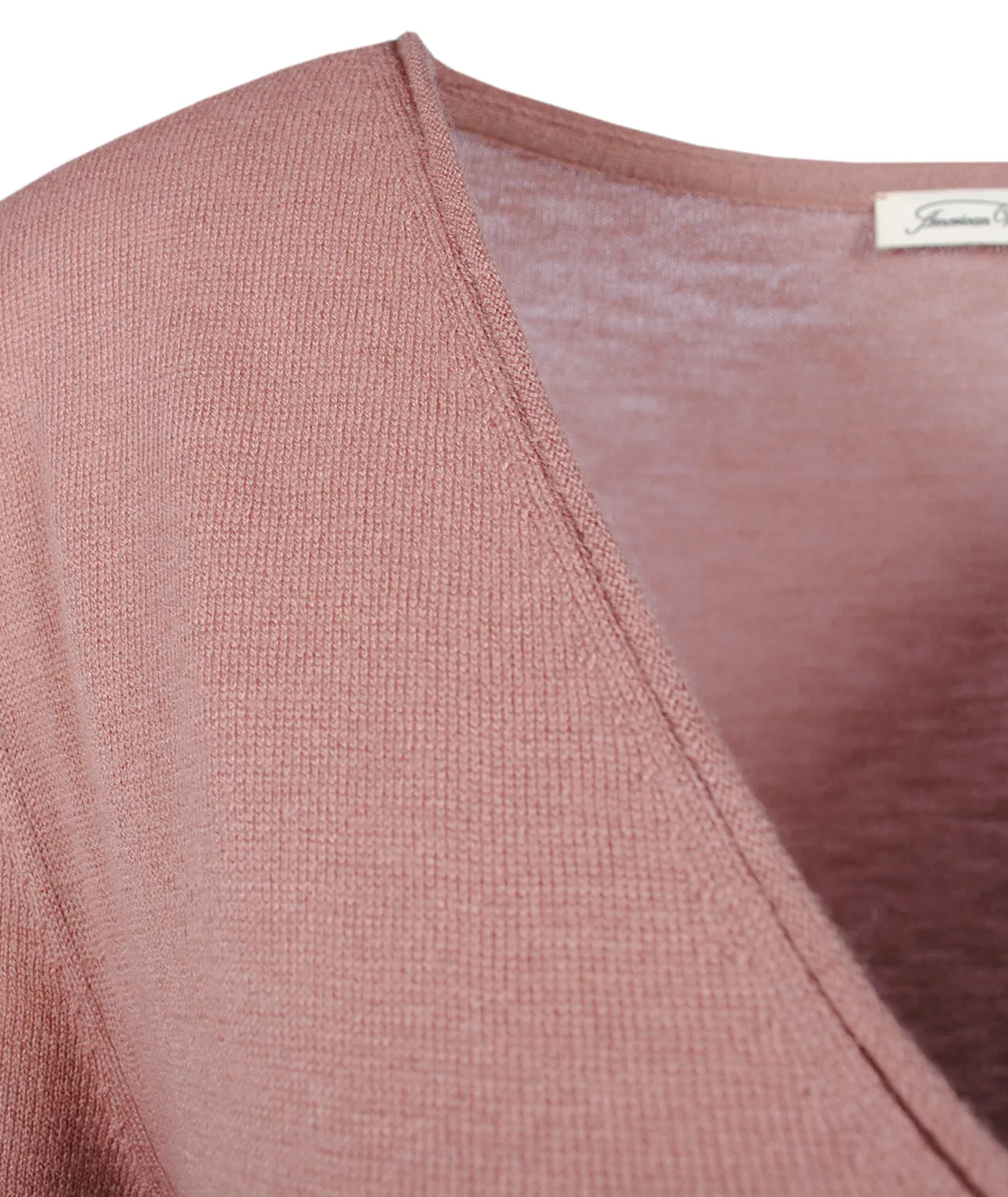 V-Pulli Feinstrick lang