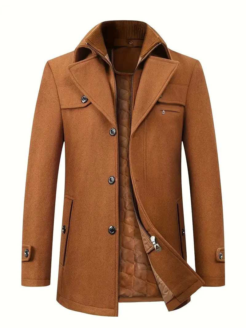 Valentin | Men's Trench Coat With Classic Design