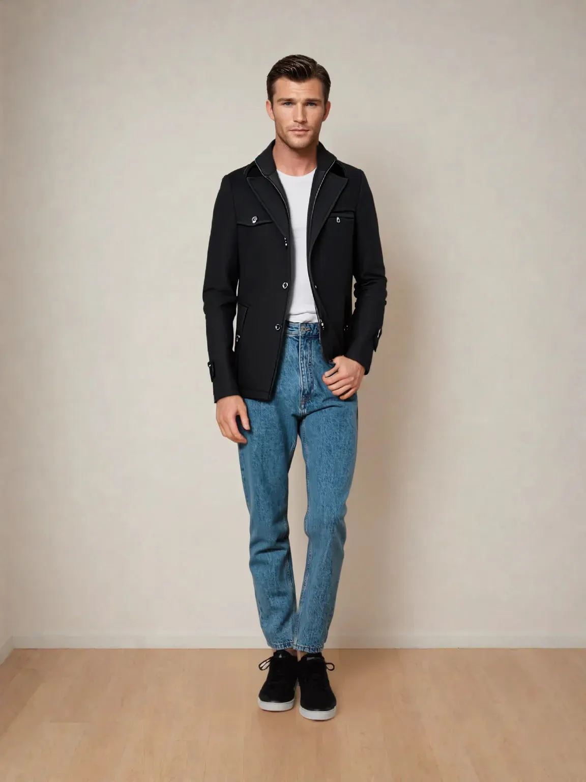 Valentin | Men's Trench Coat With Classic Design