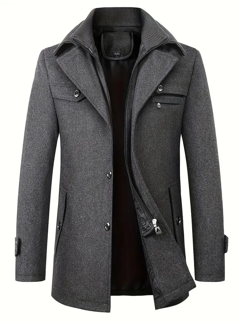 Valentin | Men's Trench Coat With Classic Design