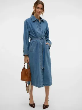 Vero Moda Solva Denim Trench Coat