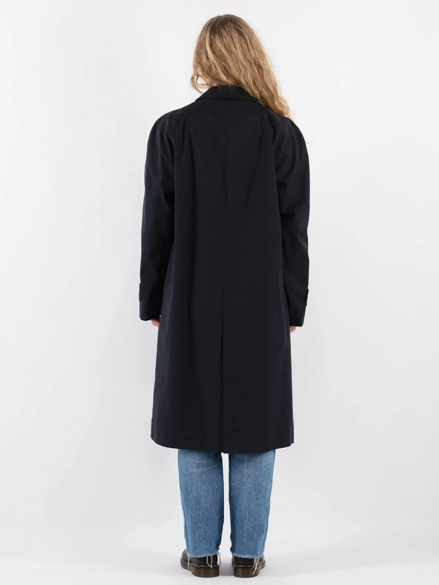 Vintage 80's Women Mac Coat in Blue
