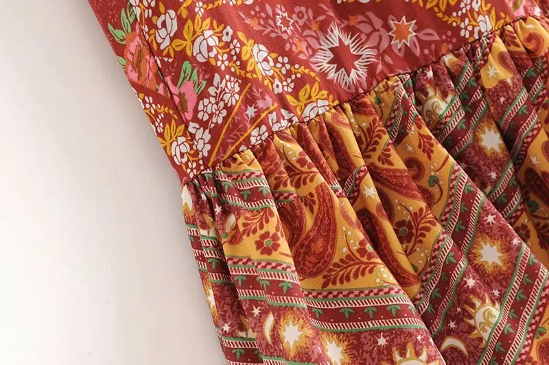 Vintage flare boho pants