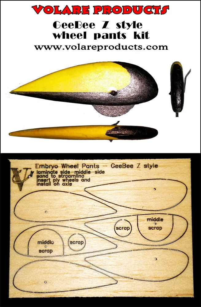 VPS Embryo GeeBee Z-style Wheel Pants Kit