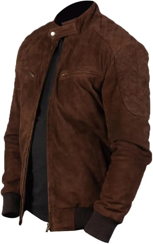 Werion Mocha Suede Leather Jacket