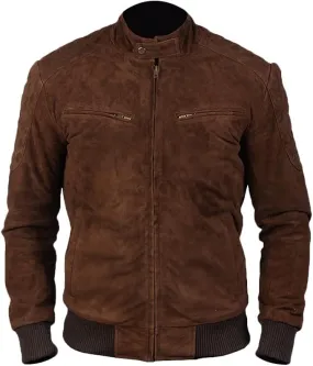 Werion Mocha Suede Leather Jacket