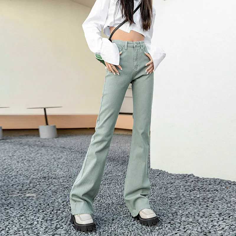 Women Flared Loose Denim