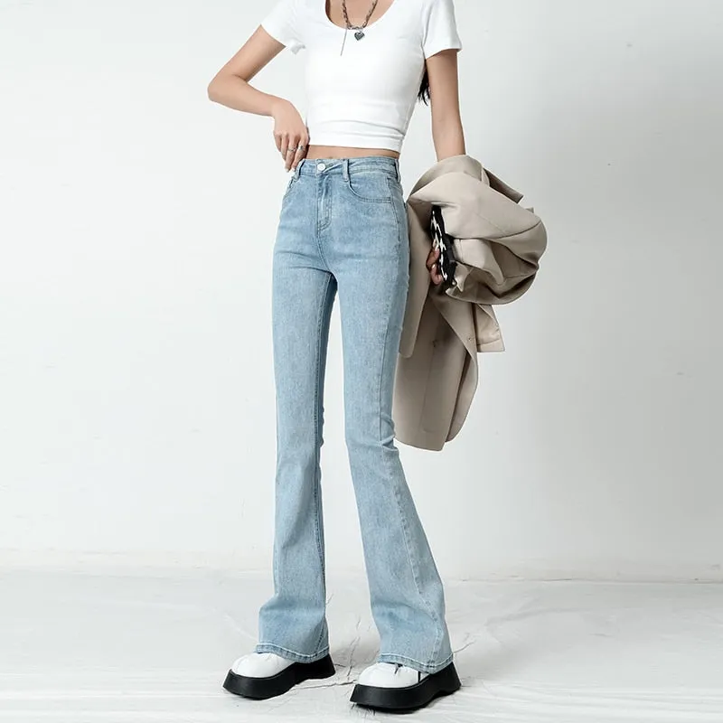 Women Flared Loose Denim