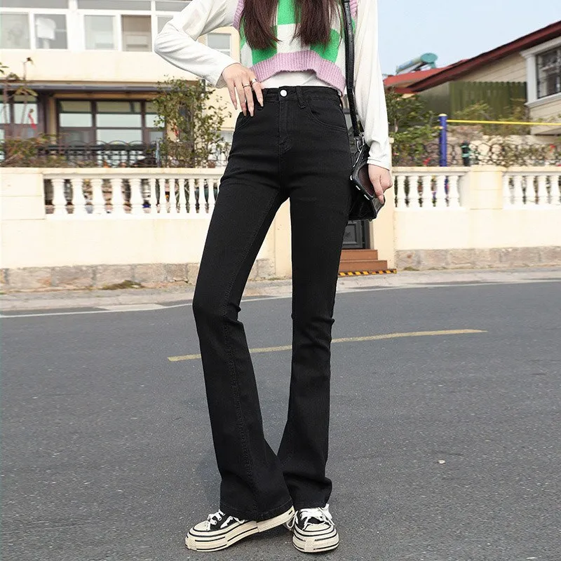 Women Flared Loose Denim
