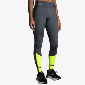 Women's Run Visible Thermal Tight (Asphalt/Nightlife)