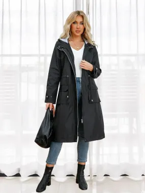 Women's Water-Repellent Trench Coat