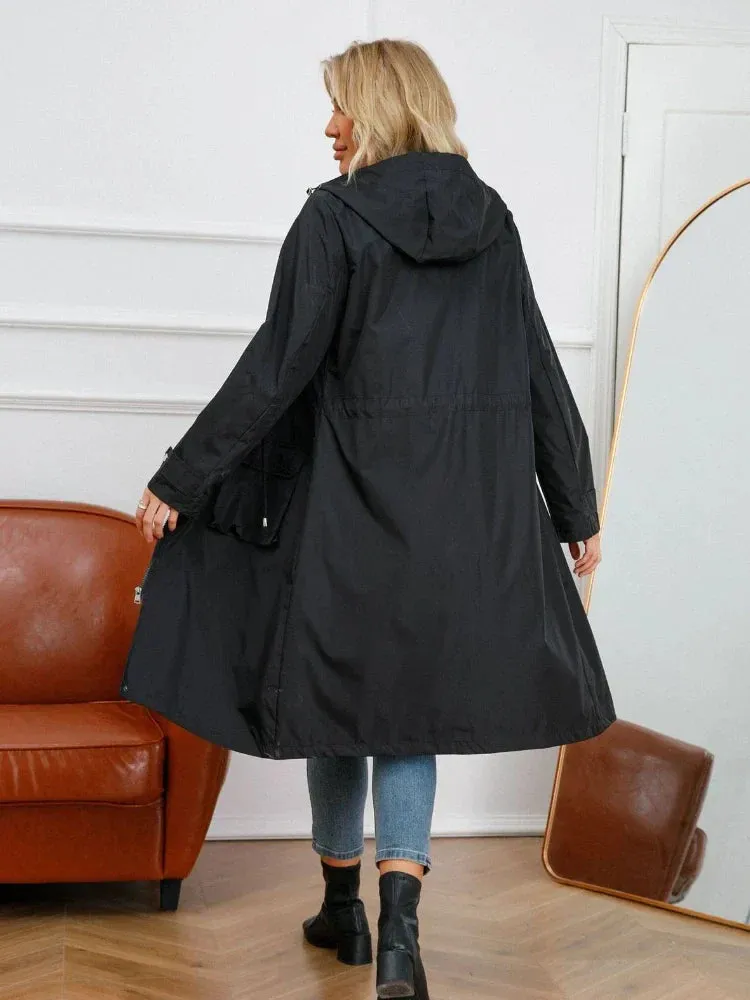 Women's Water-Repellent Trench Coat