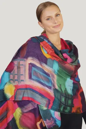 Wool Hatch Scarf