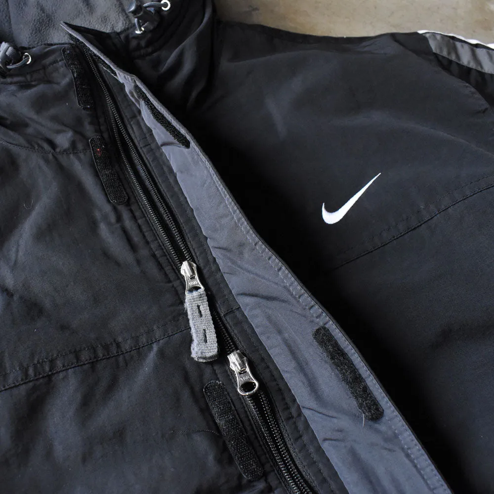 Y2K NIKE フリースライナー 中綿入りパーカー 250106