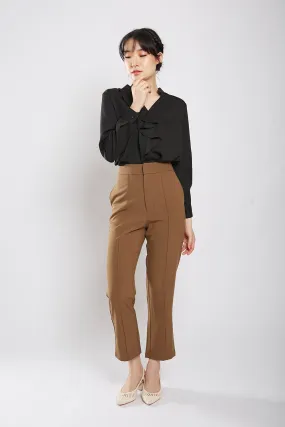 Yuri Tapered Pants in Brown