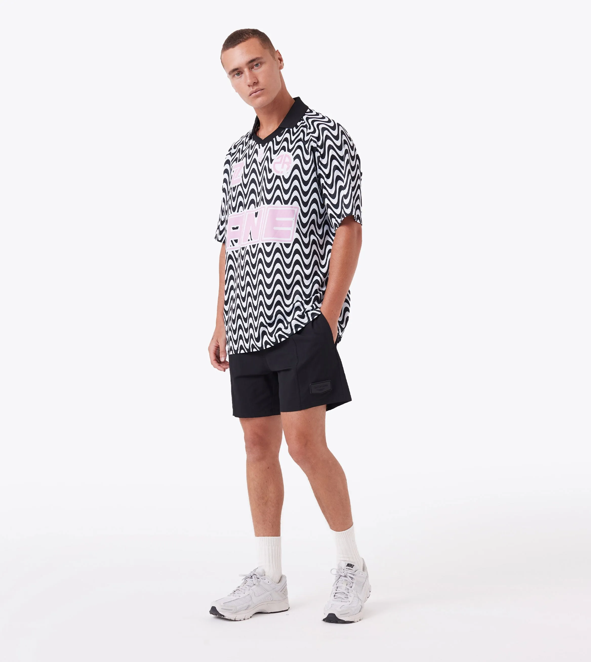 ZR Football Shirt Black/Pink